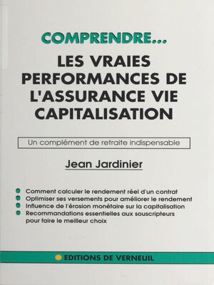 cover image of Les vraies performances de l'assurance-vie capitalisation